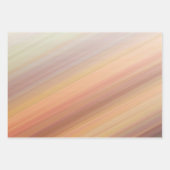 Gradient gestreiften Sonnenuntergang Orange Braune Geschenkpapier Set (Vorderseite 2)