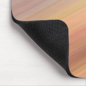 Gradient gestreiften Sonnenuntergang Orange Braune Mousepad (Ecke)