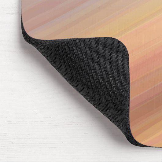 Gradient gestreiften Sonnenuntergang Orange Braune Mousepad (Ecke)