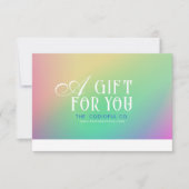 Gradient Gift Certificate (Vorderseite)