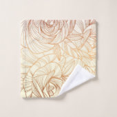 Gradient Glattlederhandtuch Badhandtuch Set (Waschlappen)