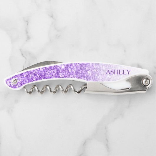 Gradient Glitzer Kellnermesser (Rückseite)