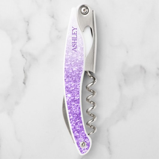 Gradient Glitzer Kellnermesser (Rückseite)