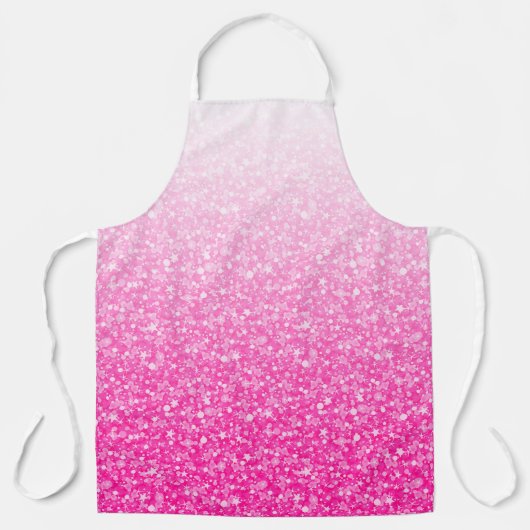 Gradient Glitzer Schürze (Vorderseite)