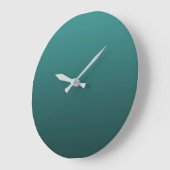 Gradient Green - deep to light | Mood Background | Große Wanduhr (Winkel)