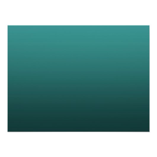 Gradient Green - deep to light | Mood Background | Poster (Vorderseite)
