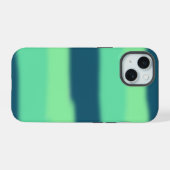Gradient Green iPhone Case 15 Hülle (Rückseite (Horizontal))