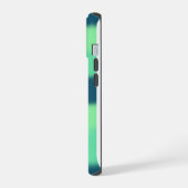 Gradient Green iPhone Case 15 Hülle (Linke Seite)