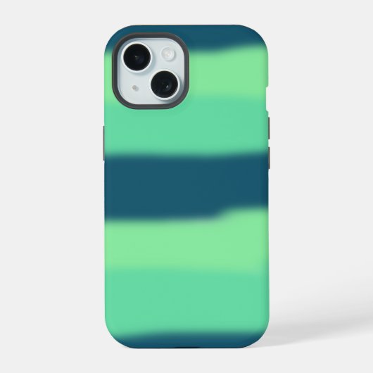 Gradient Green iPhone Case 15 Hülle (Rückseite)