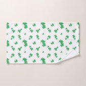 Gradient Green Irish Kleeblatt Pattern Badhandtuch Set (Handtuch)