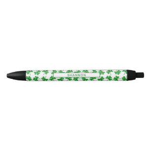 Gradient Green Irish Kleeblatt Pattern Kugelschreiber