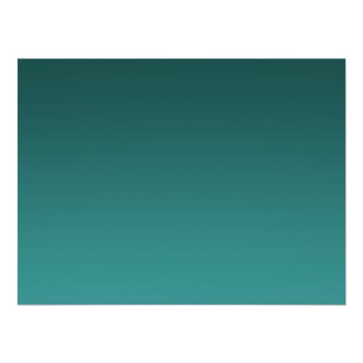 Gradient Green - light to deep | Mood Background | Poster (Vorderseite)