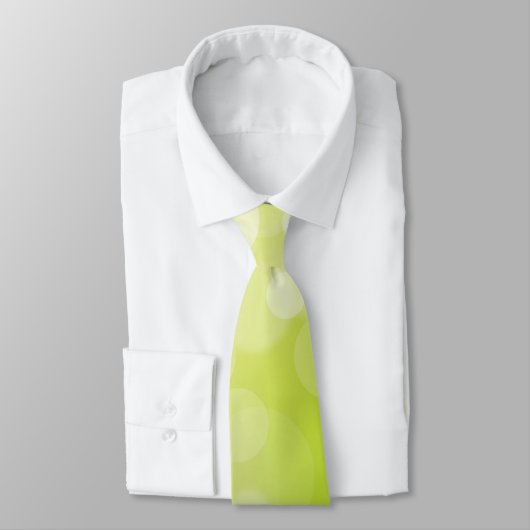 Gradient Green Yellow Christmas Neck Tie Krawatte (Gebunden)