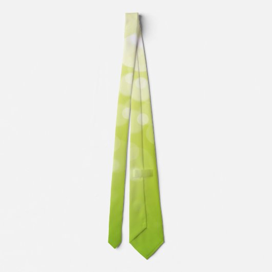 Gradient Green Yellow Christmas Neck Tie Krawatte (Rückseite)
