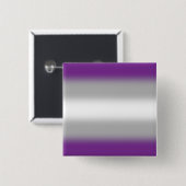 Gradient Greysexual Prilag - Graue Sexualflagge Button (Vorne & Hinten)
