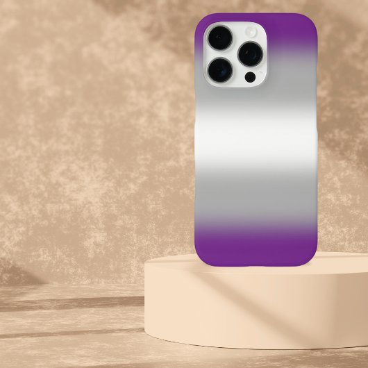 Gradient Greysexual Prilag - Graue Sexualflagge Case-Mate iPhone Hülle