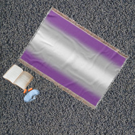 Gradient Greysexual Prilag - Graue Sexualflagge Decke