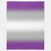 Gradient Greysexual Prilag - Graue Sexualflagge Fleecedecke (Vorderseite)