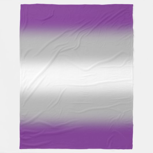 Gradient Greysexual Prilag - Graue Sexualflagge Fleecedecke (Vorderseite)