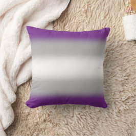 Gradient Greysexual Prilag - Graue Sexualflagge Kissen