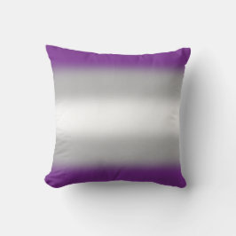 Gradient Greysexual Prilag - Graue Sexualflagge Kissen