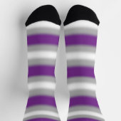 Gradient Greysexual Stolz Socken (Oben)