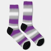 Gradient Greysexual Stolz Socken (Rechts)