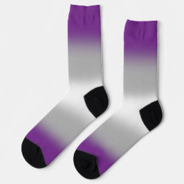 Gradient Greysexual Stolz Socken