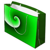 Gradient Große Geschenktüte (Rückseite Schrägansicht)