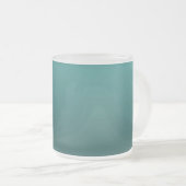 Gradient Grün - tief zu hell | Stimmungs-Hintergru Mattglastasse (VorderseiteRechts)