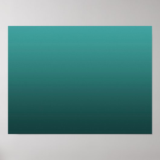 Gradient Grün - tief zu hell | Stimmungs-Hintergru Poster (Vorne)