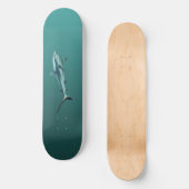 Gradient Grün - tief zu hell | Stimmungs-Hintergru Skateboard (Vorderseite)