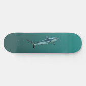 Gradient Grün - tief zu hell | Stimmungs-Hintergru Skateboard (Horizontal)