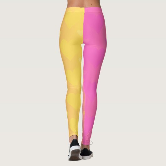 gradient heart leggings (Rückseite)