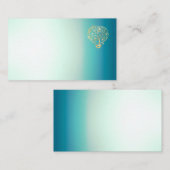 Gradient Heart Visitenkarte (Vorne/Hinten)