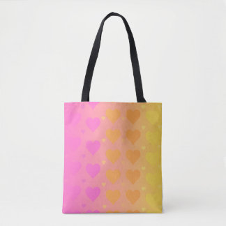 Gradient-Herz-Leggings Tasche