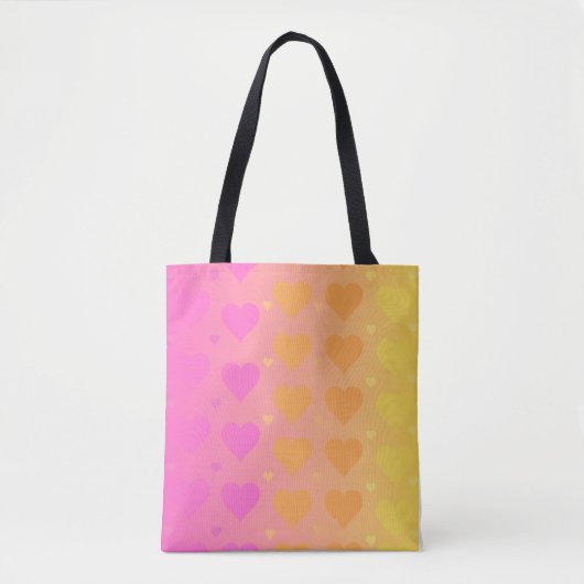 Gradient-Herz-Leggings Tasche (Vorderseite)