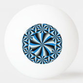 Gradient-hexagonales Muster Tischtennisball (Vorderseite)