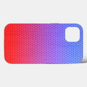 Gradient Honeycomb Case-Mate iPhone Hülle (Rückseite (Horizontal))