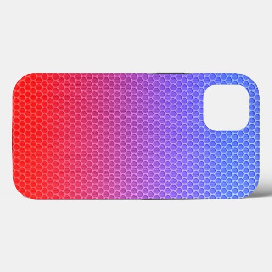 Gradient Honeycomb Case-Mate iPhone Hülle (Rückseite (Horizontal))