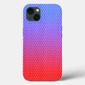 Gradient Honeycomb Case-Mate iPhone Hülle (Rückseite)