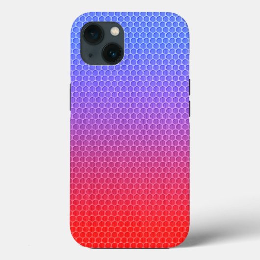 Gradient Honeycomb Case-Mate iPhone Hülle (Rückseite)