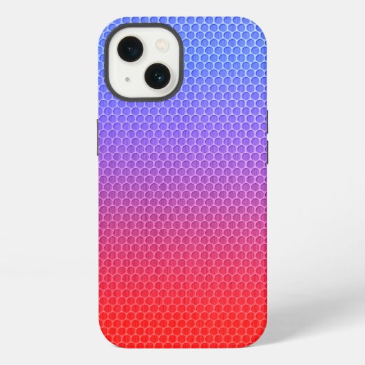 Gradient Honeycomb iPhone Hülle (Rückseite)