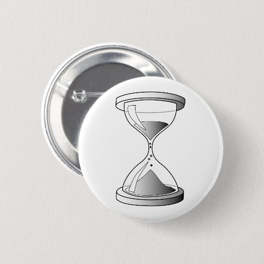 Gradient Hourglass Button (Vorne & Hinten)