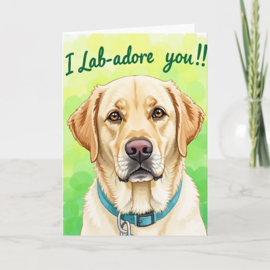 Gradient Hunde Muster Karte (Vorderseite)