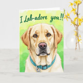 Gradient Hunde Muster Karte (Gelbe Blume)