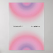 Gradient | Inspirational & decorative art Poster (Vorne)