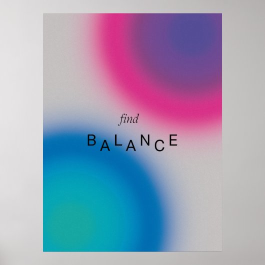 Gradient | Inspirational & decorative art Poster (Vorne)