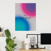 Gradient | Inspirational & decorative art Poster (Heimbüro)