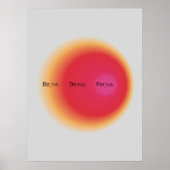 Gradient | Inspirational & decorative art Poster (Vorne)